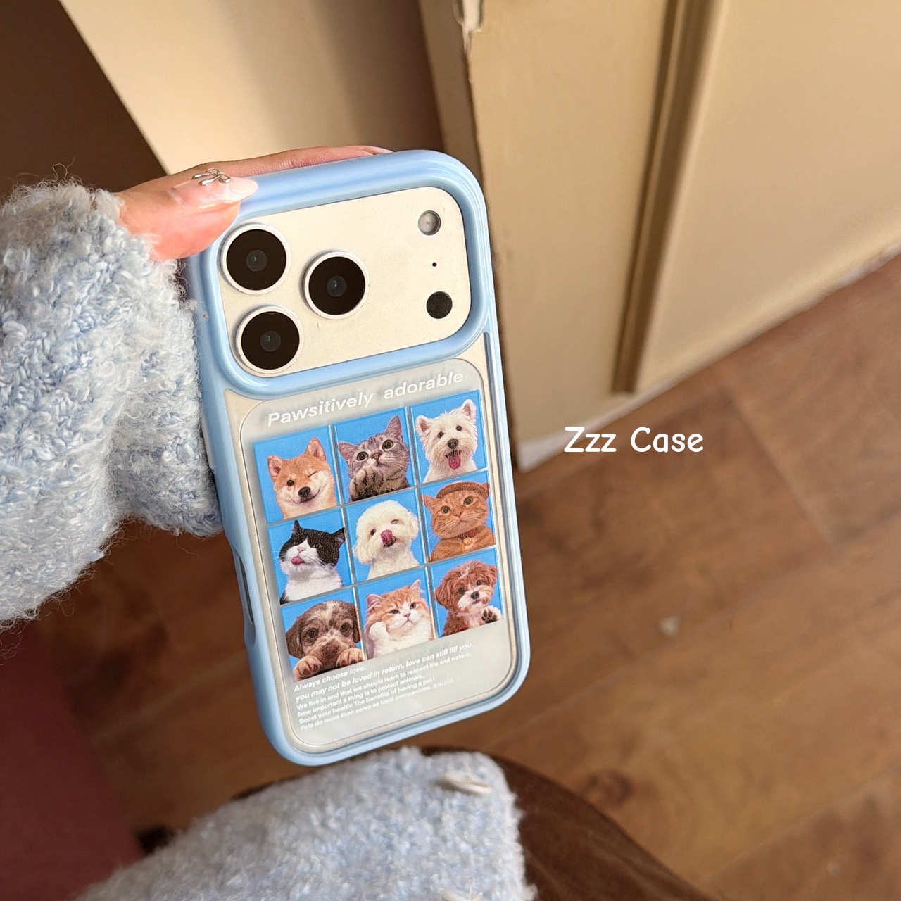 ZZZCASE宠物证件照小猫小狗贝贝壳手机壳适用iphone17promax保护壳苹果16手机壳15防摔13/14外壳