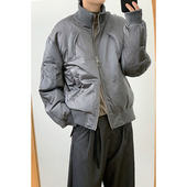 林弯弯美式 立领棒球服棉衣男女加厚保暖飞行服外套短款 棉服外套冬