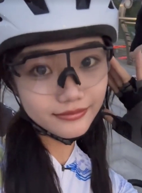 户外运动跑步一体骑行防风沙眼镜