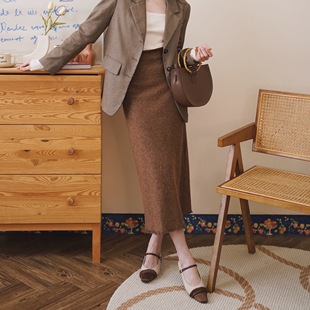 文艺肌理感半身裙 为时不晚 JUNJUN流苏裙 相见恨晚