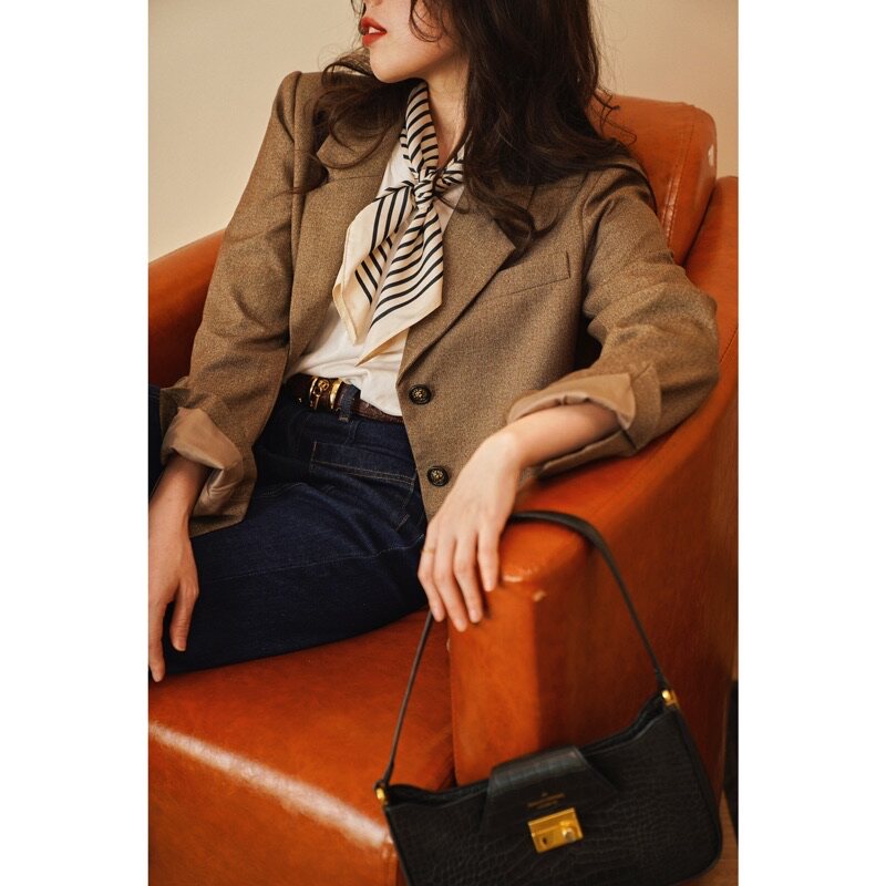 JUNJUN博主之路西装 高级优雅好质感，正肩利落有型