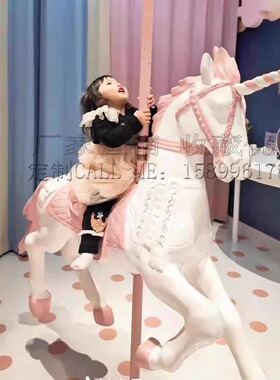 民宿主题装饰儿童坐骑大摆件单冷