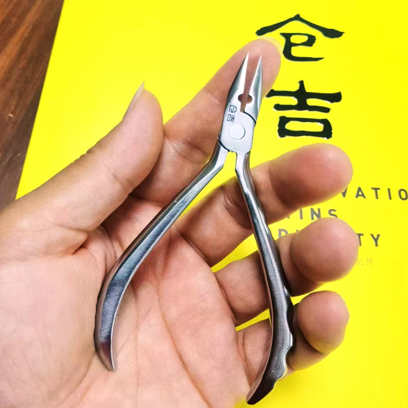 仓吉鱼线绑钩钳不锈钢尖嘴钳图片