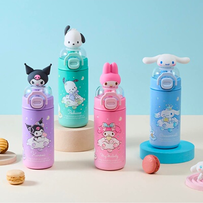 韩国代Locknlock乐扣乐扣联名Sanrio三丽鸥长效保温杯水杯不锈钢