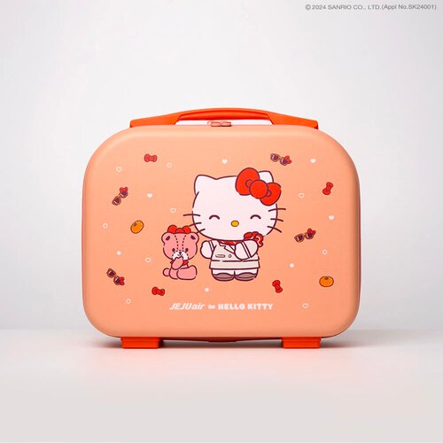 韩国代济州航空Sanrio三丽鸥hello kitty收纳包迷你行李箱便携