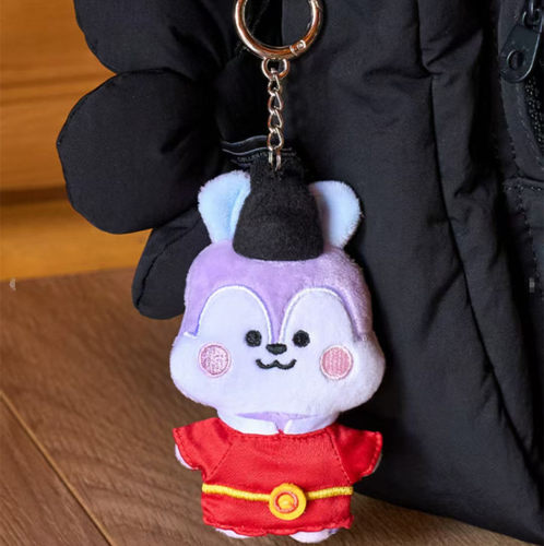 韩国代LINE FRIENDS BT21 MANG Baby K版韩服经典古装毛绒挂件