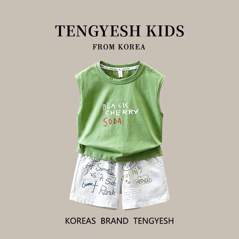 韩国TENGYESH男童无袖套