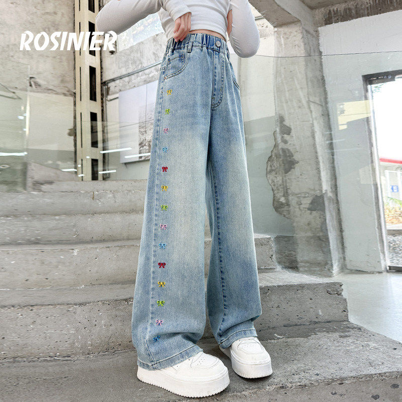 韩国ROSINIER女童牛仔裤2