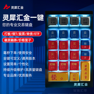 股票打板下单神器交易核按钮键盘