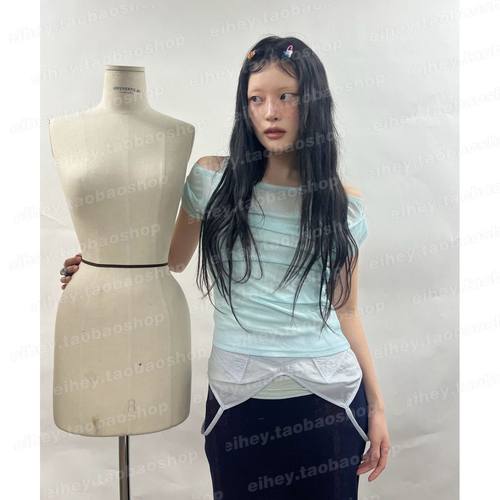 eihey诶嘿性感收腰显瘦上衣女