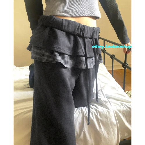 eihey诶嘿复古休闲百搭裙裤