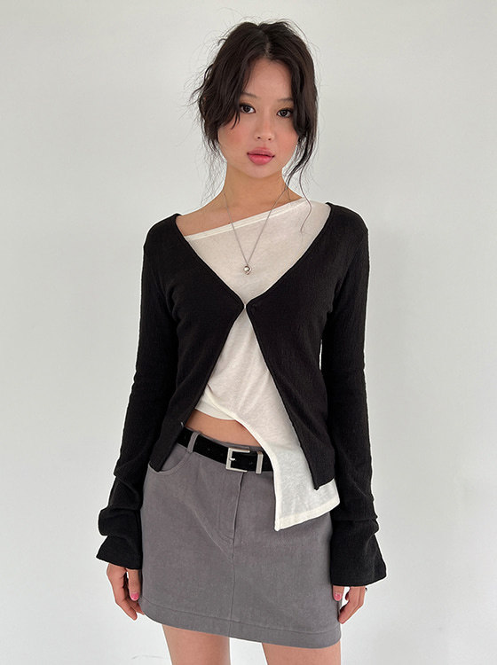 thumbnail for eihey spring sweater with a two-piece fashionable, pure and sweet high-end fashion knitted suit skirt