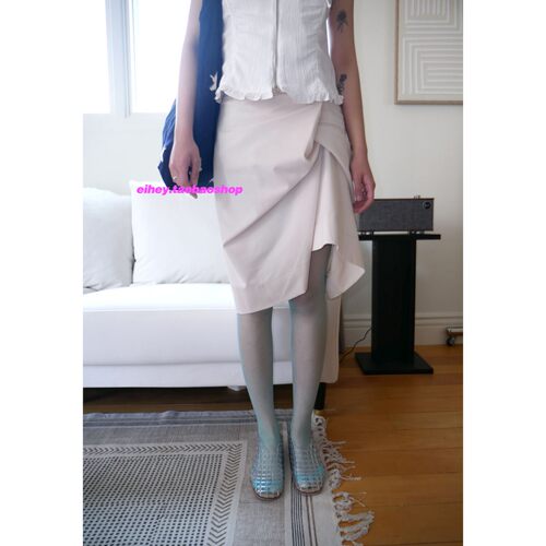 eihey诶嘿夏季小众设计不规则少女褶皱个性裙子包臀半身裙中裙女