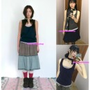 eihey诶嘿26年夏季宽松复古拼接碎花无袖背心吊带显瘦假两件上衣