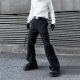 牧羊帅 子男走秀时髦垂感拖地西裤 cleanfit四季 百搭显瘦微喇长裤