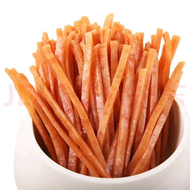 拾年狗狗零食鸡肉切丝300g通用型