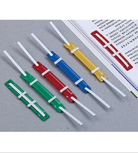 塑料装订夹原子夹 PK-1011 彩色2孔装订夹 二孔资料夹