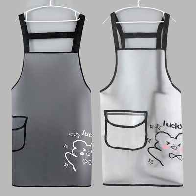 厨房做饭围裙无袖防水围腰