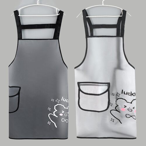 厨房做饭围裙无袖防水围腰