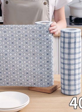 懒人抹布厨房一次性可水洗干湿两用加厚去油清洁纸巾不沾油洗碗布