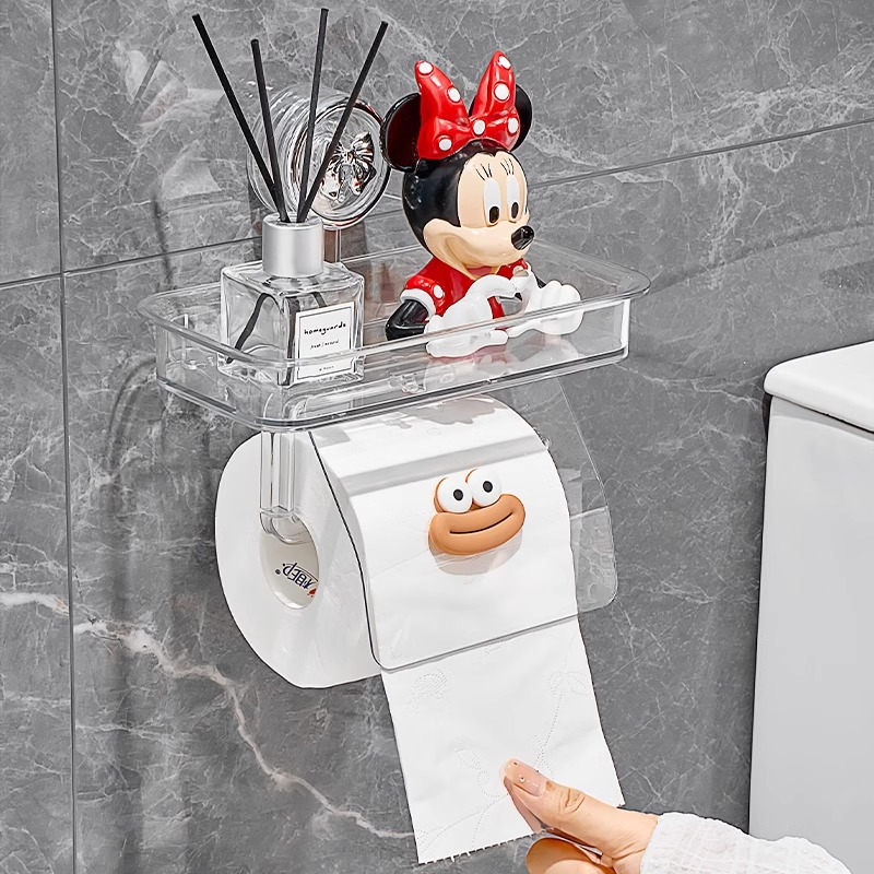 蝴蝶吸盤卷紙器紙巾盒衛生間廁所