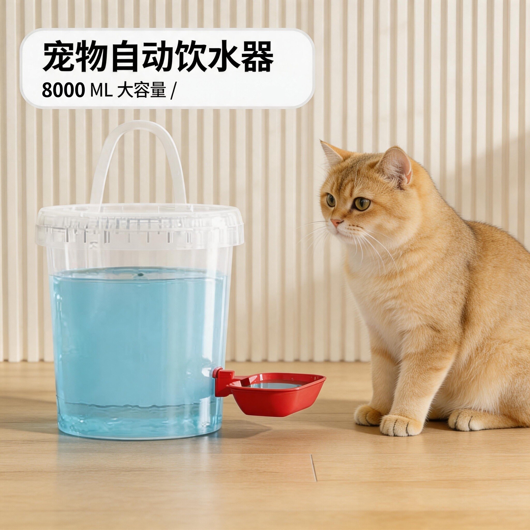 猫咪饮水机狗狗宠物自动喂水器猫喂食喝水续水神器流动不插电用品