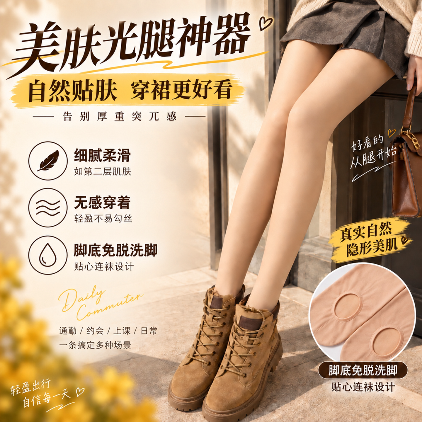 新款打底裤春夏5D裸感亲肤感美腿