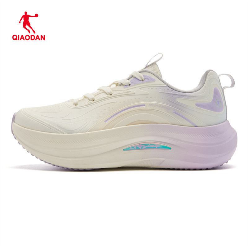 乔丹星悦跑步鞋女款2026春新款革面轻便缓震运动鞋QDB022261212G