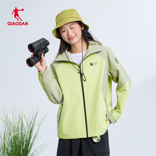 乔丹梭织风衣女2026春款防风防水户外运动服外套女装QDFFD2253157