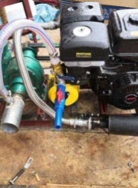 2V78双缸汽油发动机22马力船用高压清洗抽沙水泵678CC