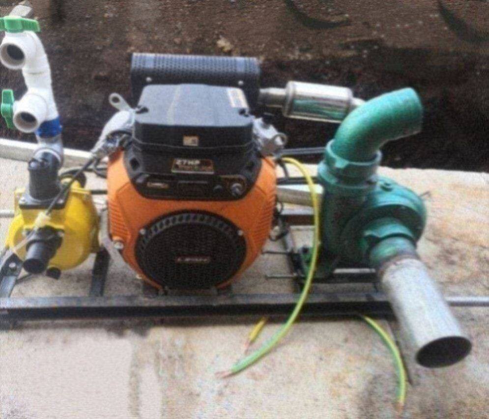 抽沙机小型可移动排污采沙机带消音器柴油机汽油机静音抽沙机抽沙