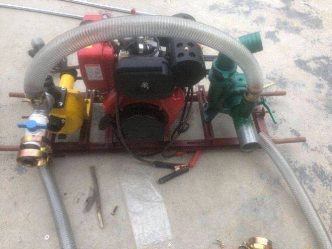 汽油静音双缸大马力抽沙机小型便携柴油机3寸吸沙泵耐磨抽沙泵