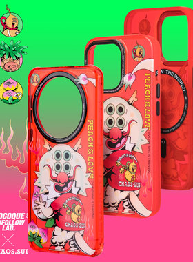 NocoqueXCHAOS.SUI艺术家联名可爱龙loong华为mate60pro适用于苹果14pro13手机壳15promax磁吸卡通保护壳