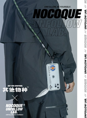 Nocoque全机种通用日系手机挂绳可斜挎单肩背带粗绳结实耐用10MM