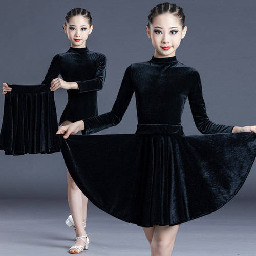 新款练功拉丁舞加绒秋冬季