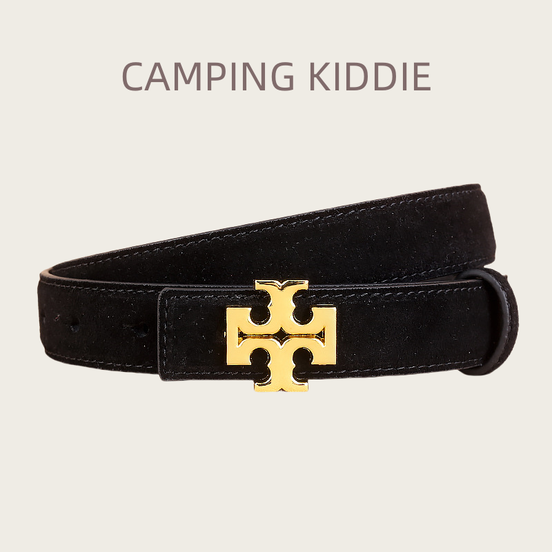 CAMPING KIDDIE新款真皮皮带女百搭TB同款腰带女士装饰配牛仔裤