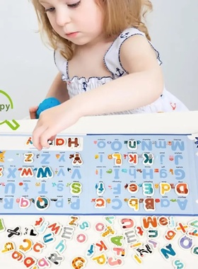 Magnetic Letters Alphabet  ABC Matching Puzzle Book, Educat
