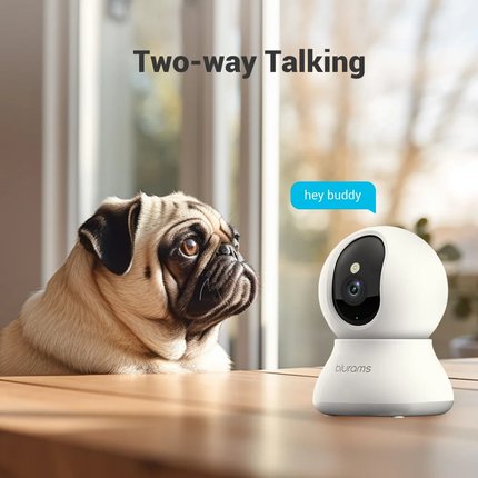 2Pcs Indoor Security Camera 2K, Home Security Camera for Do
