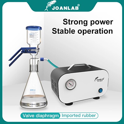 JOANLAB Oil-free Diaphragm Vacuum Pump Laboratory Filter Pu