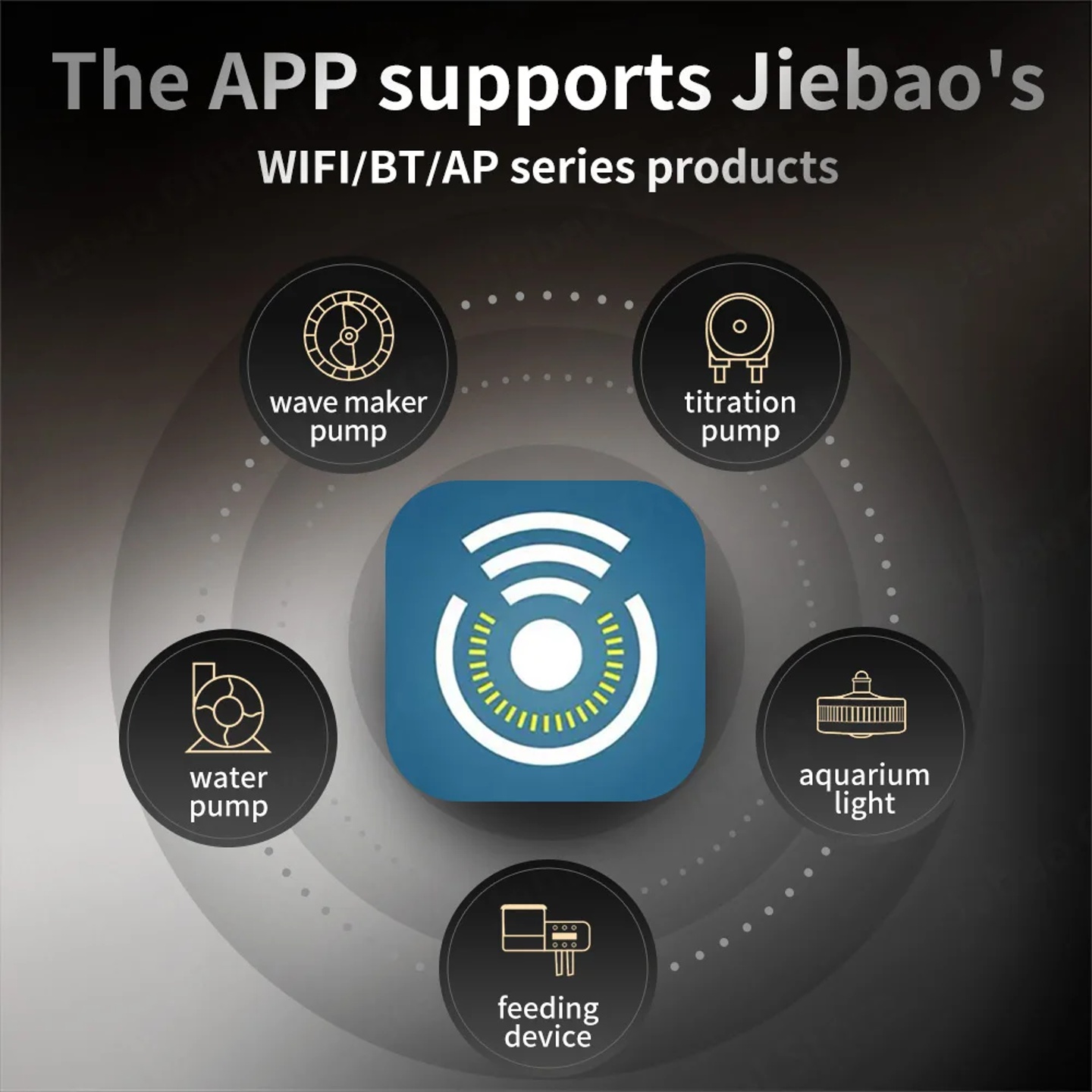 Jebao Jecod 2025 New RF Smart Automatic Aquarium Fish Feede