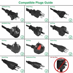 EU Plug Adapter AU UK US To EU Euro Plug Adapter Converter