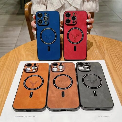 Magnetic For Wireless Charge Phone Case For iPhone 16 15 14