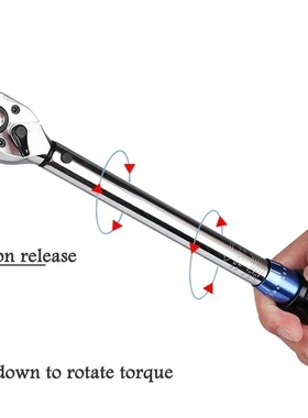 5-60N.m Torque Wrench 3/8 Inch Square Drive Torques Key ±3%