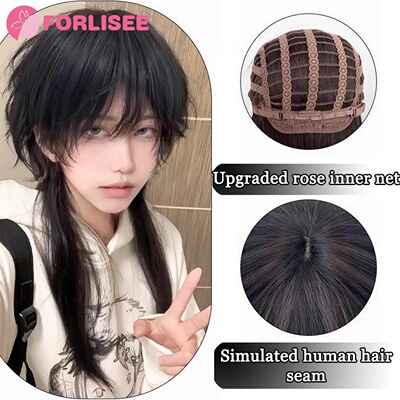 FORLISEE Synthetic Jellyfish Mullet Head Lengthened Summer