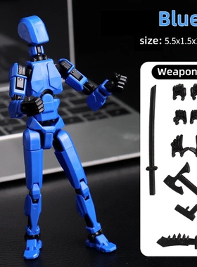 Multi-Jointed Movable Shapeshift Robot 3D Printed Mannequin