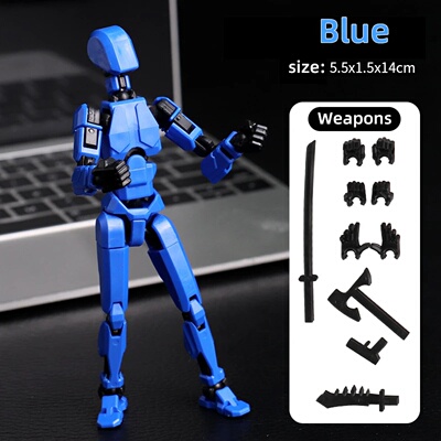 Multi-Jointed Movable Shapeshift Robot 3D Printed Mannequin