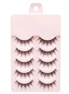 5Pairs Little Devil False Lashes Natural Fake Eyelashes Flu