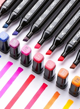 24-168 Colored Marker Pens Set Manga Brush Pen Drawing sket