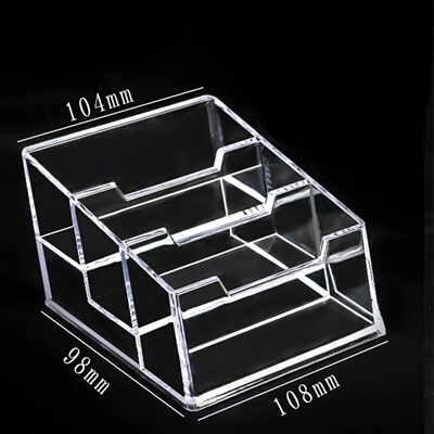 Business Card Stand Creative Transparent Acrylic Card Stora