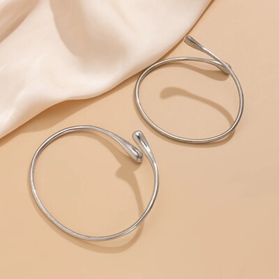 FTCY Vintage Simple Upper Arm Bracelet for Women Trendy Geo